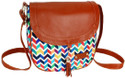 Cara Mia Multicolor Sling Bag Women Canvas Sling Bag