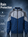 Caraba Colorblock Men Raincoat