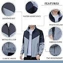 Caraba Mens Trending Lightweight Windcheater Nylon Stylish