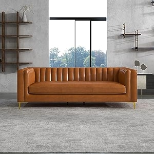 lewis 3 seater sofa for living room three seater sofa tan leatherette modern 3 seater sofa set couch with 2 cushions  3 person sofa couch for living room