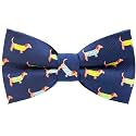 Boys Handmade Pre-Tied Bow Ties Novel Fun Pattern Bow Ties For Kids, Orange Green Yellow, One Size