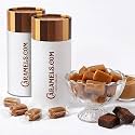 Caramels.com Chocolate & Peanut Butter Caramel Candy | Individually Wrapped