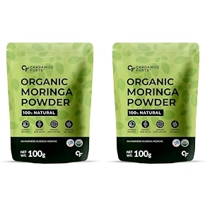 carbamide forte 100 moringa powder organic - usda certified  moringa leaves powder organic for immunity digestion amp energy  100g pack of 2