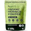 Carbamide Forte 100% Organic Moringa Powder - Moringa Oleifera - USDA Certified | Moringa Leaves Powder | Moringa Powder Organic for Immunity, Digestion & Energy | Drumstick Leaves Powder - 100g