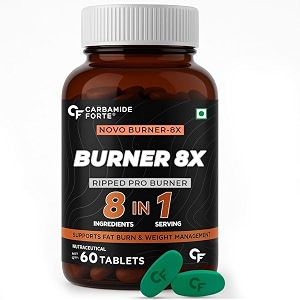 carbamide forte fat burner for men amp women  weight loss support - 60 veg tablets 180 grams 30 servings