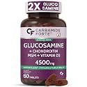 Carbamide Forte Glucosamine Tablets For Joint Support Supplement with Vitamin D3 & Glucosamine Chondroitin MSM | Joint Cartilage Support & Muscle Health | Joint Support Tablets - 60