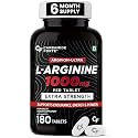 Carbamide Forte L Arginine 1000mg Tablets | L Arginine Tablet Supplement for Men & Women | Nitric Oxide Booster | Supports Blood Flow, Oxygen Delivery & Workout Performance | Veg 180 Tablets