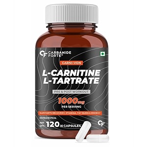 carbamide forte l carnitine tablets for men amp women  l-carnitine tabletsto support energy recovery amp metobolism helps convert fat into energy - 120 capsules