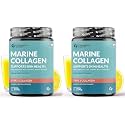 Carbamide Forte Marine Collagen Powder Supplement | Glowing Skin &amp; Bone Health Support Collagen Supplements for Women &amp; Men - Hydrolyzed Collagen Peptides - 200g (Pack of 2)