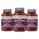 Carbamide Forte Melatonin 3mg with Tagara 75mg Sleeping Aid Pills – 90 Tablets (Pack of 3)