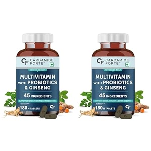carbamide forte multivitamin for men with 45 ingredientsmultivitamin tablets with ginseng grape seed extract vitamin c and vitamin k2 mk7-veg tablets pack of 2 count 180 capsules
