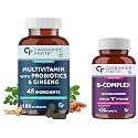Carbamide Forte Multivitamin Tablets for Men and Women - 180 Veg Tablets &amp; Carbamide Forte Vitamin B-Complex Tablets| Vitamin B Complex Supplements for Women &amp; Men - 120 Vegetarian Tablets