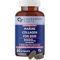 Carbamide Forte Multivitamin Tablets for Men and Women - 180 Veg Tablets & Forte Hydrolyzed Marine Collagen, 90 Tablets | Peptides 3000mg with Biotin & Hyaluronic Acid - Collagen Type 1 Powder