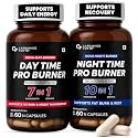 Carbamide Forte Day & Night Fat Burner for Weight Loss for Women and Men | With Garcinia Cambogia, great for Fat Weight Loss for Women and Men | 60 Supplement Capsules (120 Tablets)