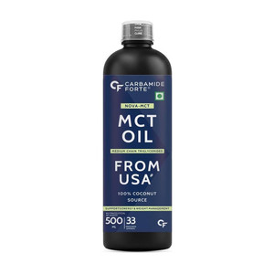 carbamide forte organic nova-mct oil c8 from usa  cold pressed coconut oil for hair