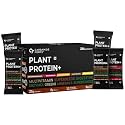 Carbamide Forte Plant Protein Powder - Plant Based Protein Powder with Multivitamin, Minerals, Superfoods, Pea Protein Powder, Digestive Enzymes | 5 Flavors Plant Protein Powder For Men - Pack Of 20