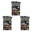 Carbamide Forte Plant Protein Powder - Plant Based Protein Powder with Multivitamin, Minerals, Superfoods, Pea Protein, Digestive Enzymes | 5 Flavors Protein Powder - Pack Of 15