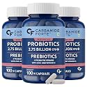 Carbamide Forte Probiotics Supplement 2.75 Billion for Women &amp; Men - 100 Veg Capsules (Pack of 3)