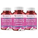 Carbamide Forte Probiotics Supplement 30 Billion for Women &amp; Men - 60 Veg Capsules (Pack of 3)