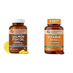 carbamide forte salomega omega 3-60 capsules amp vitamin d tablets with vitamin k2 mk7-120 tablets