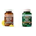 Carbamide Forte Salomega Omega 3-60 Capsules & Joint Support Supplement with Collagen & Glucosamine Chondroitin MSM - 90 Tablets
