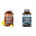 Carbamide Forte Salomega Omega 3-60 Capsules &amp; Multivitamin with Zinc - 180 Veg Tablets
