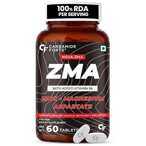 carbamide forte zma and zinc supplement for men  zinc and magnesium supplements with vitamin b6  zinc tablets may support muscle recovery and sleep quality  60 tablets