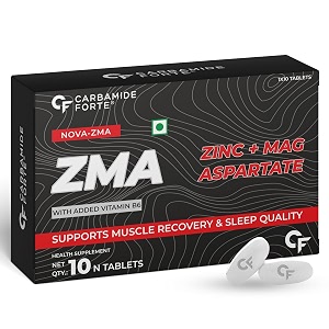 carbamide forte zma and zinc supplement for men  zinc and magnesium supplements with vitamin b6  zinc tablets may support muscle recovery and sleep quality  10 tablets