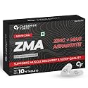 Carbamide Forte ZMA and Zinc Supplement for Men | Zinc and Magnesium Supplements with Vitamin B6 | Zinc tablets May Support Muscle Recovery and Sleep Quality | 10 Tablets