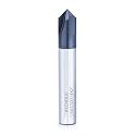 Carbide Chamfer End Mill 90 Degree 1/4" Shank Dia - V Groove, AlTiN Coated 4 Flute - for Alloy Steels,Hardened Steels