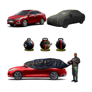 CARBLAZER Car Cover For Hyundai Verna Without