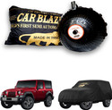 CARBLAZER Car Cover For Mahindra Thar Without