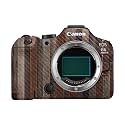 Carbon Fiber Camera Skin Compatible with Canon EOS R6 Mark III (2025) - Woody - Premium 3M Vinyl Protective Wrap Decal Cover - Easy to Apply | Crafted in the USA by MightySkins