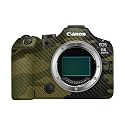 Carbon Fiber Camera Skin Compatible with Canon EOS R6 Mark III (2025) - Green Camouflage - Premium 3M Vinyl Protective Wrap Decal Cover - Easy to Apply | Crafted in the USA by MightySkins