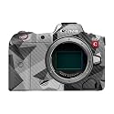 Carbon Fiber Camera Skin Compatible with Canon EOS R5C (2022) - Mono Camo - Premium 3M Vinyl Protective Wrap Decal Cover - Easy to Apply | Crafted in the USA by MightySkins