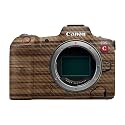 Carbon Fiber Camera Skin Compatible with Canon EOS R5C (2022) - Dark Zebra Wood - Premium 3M Vinyl Protective Wrap Decal Cover - Easy to Apply | Crafted in the USA by MightySkins
