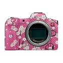 Carbon Fiber Camera Skin Compatible with Canon EOS R5C (2022) - Sakura Pink - Premium 3M Vinyl Protective Wrap Decal Cover - Easy to Apply | Crafted in the USA by MightySkins