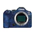 Carbon Fiber Camera Skin Compatible with Canon EOS R6 Mark III (2025) - Blue Ice - Premium 3M Vinyl Protective Wrap Decal Cover - Easy to Apply | Crafted in the USA by MightySkins