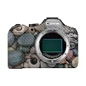 Carbon Fiber Camera Skin Compatible with Canon EOS R6 Mark III (2025) - Riverbed - Premium 3M Vinyl Protective Wrap Decal Cover - Easy to Apply | Crafted in the USA by MightySkins
