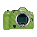 Carbon Fiber Camera Skin Compatible with Canon EOS R6 Mark III (2025) - Solid Lime Green - Premium 3M Vinyl Protective Wrap Decal Cover - Easy to Apply | Crafted in the USA by MightySkins