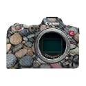 Carbon Fiber Camera Skin Compatible with Canon EOS R5C (2022) - Riverbed - Premium 3M Vinyl Protective Wrap Decal Cover - Easy to Apply | Crafted in the USA by MightySkins