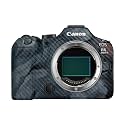 Carbon Fiber Camera Skin Compatible with Canon EOS R6 Mark III (2025) - Storm Cloud - Premium 3M Vinyl Protective Wrap Decal Cover - Easy to Apply | Crafted in the USA by MightySkins