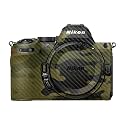 Carbon Fiber Camera Skin Compatible with Nikon Z5 II (2025) - Green Camouflage - Premium 3M Vinyl Protective Wrap Decal Cover - Easy to Apply | Crafted in the USA by MightySkins