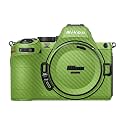Carbon Fiber Camera Skin Compatible with Nikon Z5 II (2025) - Solid Lime Green - Premium 3M Vinyl Protective Wrap Decal Cover - Easy to Apply | Crafted in the USA by MightySkins