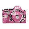 Carbon Fiber Camera Skin Compatible with Nikon Z5 II (2025) - Sakura Pink - Premium 3M Vinyl Protective Wrap Decal Cover - Easy to Apply | Crafted in the USA by MightySkins