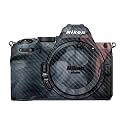Carbon Fiber Camera Skin Compatible with Nikon Z5 II (2025) - Storm Cloud - Premium 3M Vinyl Protective Wrap Decal Cover - Easy to Apply | Crafted in the USA by MightySkins