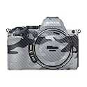 Carbon Fiber Camera Skin Compatible with Nikon Z5 II (2025) - Gray Camouflage - Premium 3M Vinyl Protective Wrap Decal Cover - Easy to Apply | Crafted in the USA by MightySkins