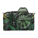 Carbon Fiber Camera Skin Compatible with Nikon Z5 II (2025) - Cannabis Culture - Premium 3M Vinyl Protective Wrap Decal Cover - Easy to Apply | Crafted in the USA by MightySkins