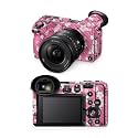 Carbon Fiber Camera Skin Compatible with Sony FX2 Digital Camera (2025) - Sakura Pink - Premium 3M Vinyl Protective Wrap Decal Cover - Easy to Apply | Crafted in the USA by MightySkins