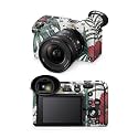 Carbon Fiber Camera Skin Compatible with Sony FX2 Digital Camera (2025) - Tropical Hibiscus - Premium 3M Vinyl Protective Wrap Decal Cover - Easy to Apply | Crafted in the USA by MightySkins